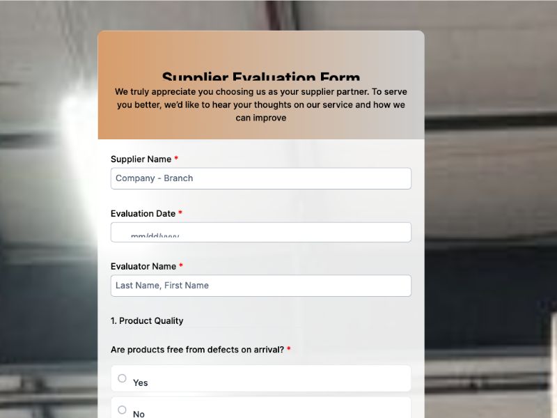 supplier-evaluation-form-logistics